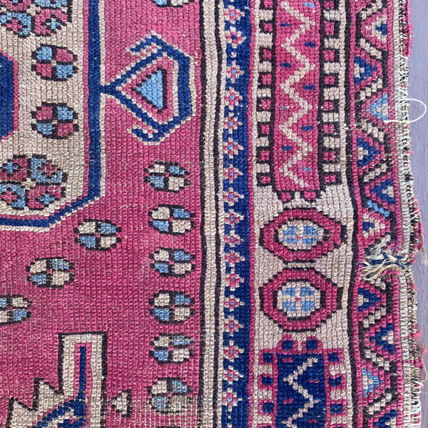 Vintage Rug, 3' 1 x 3' 10 Purple