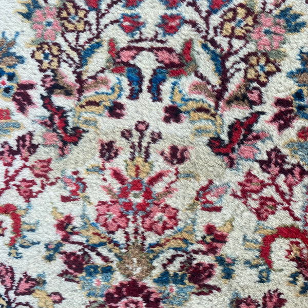 Vintage Rug, 2' 4 x 16' 11 White