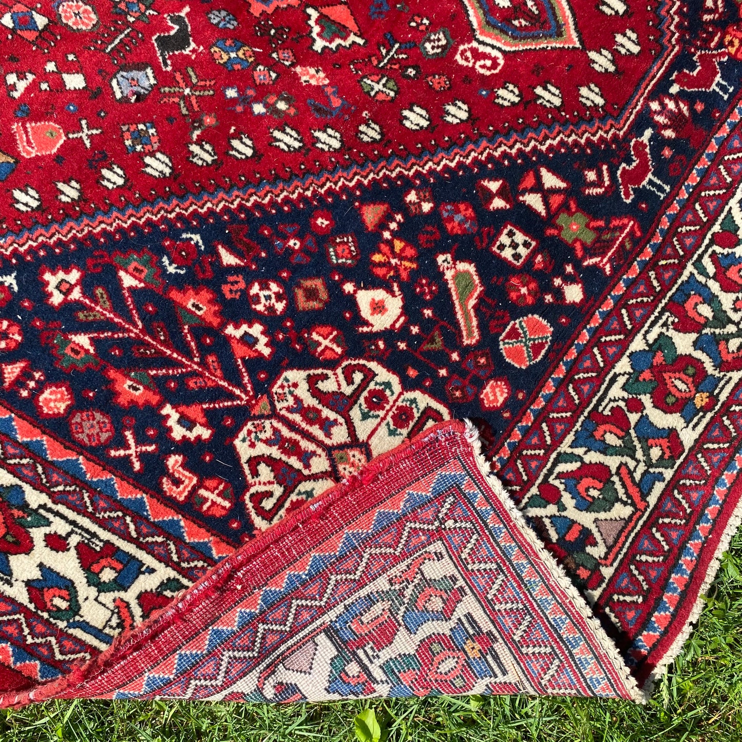 Vintage Rug, 4' 11 x 6' 7 Red