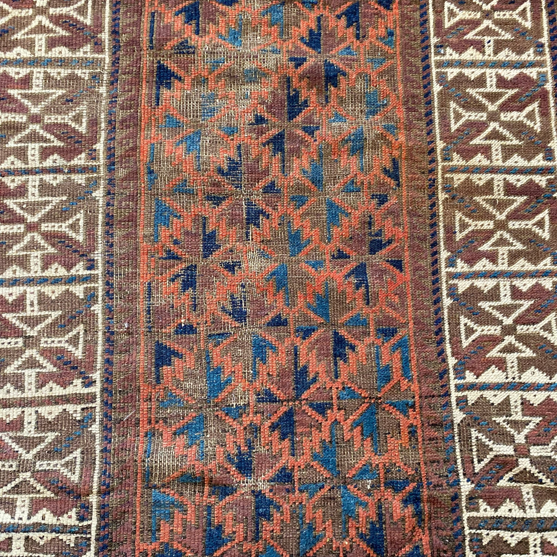 Baluch Rug, 2' 7 x 5' 4 Vintage Brown - Jessie's Oriental Rugs