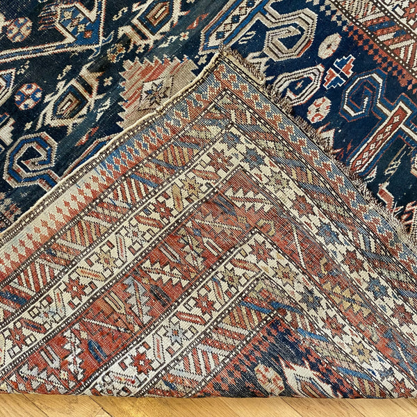 Vintage Rug, 4' 2 x 6' 1 Blue