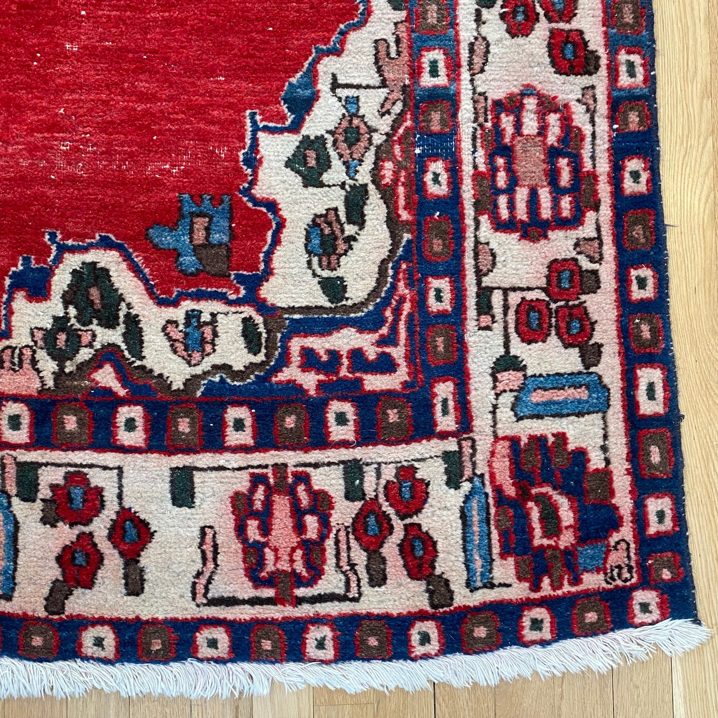 Vintage Rug, 4' 10 x 6' 11 Red