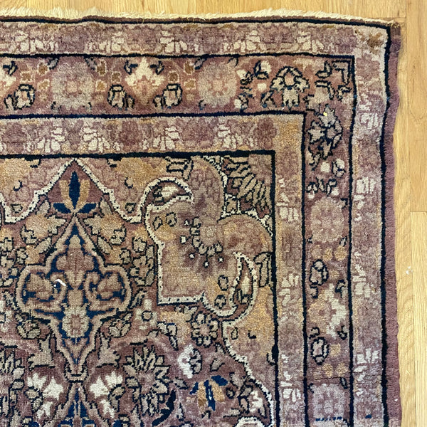 Vintage Rug, 3' 1 x 4' 9 Grey