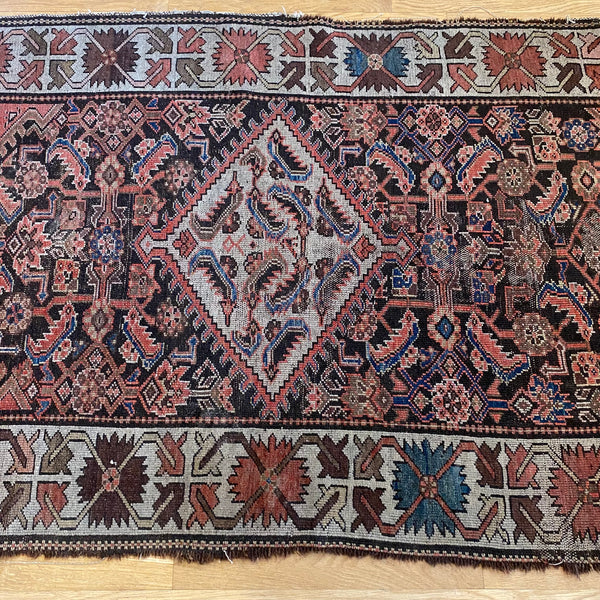 Vintage Rug, 3' 7 x 6' 4 Brown