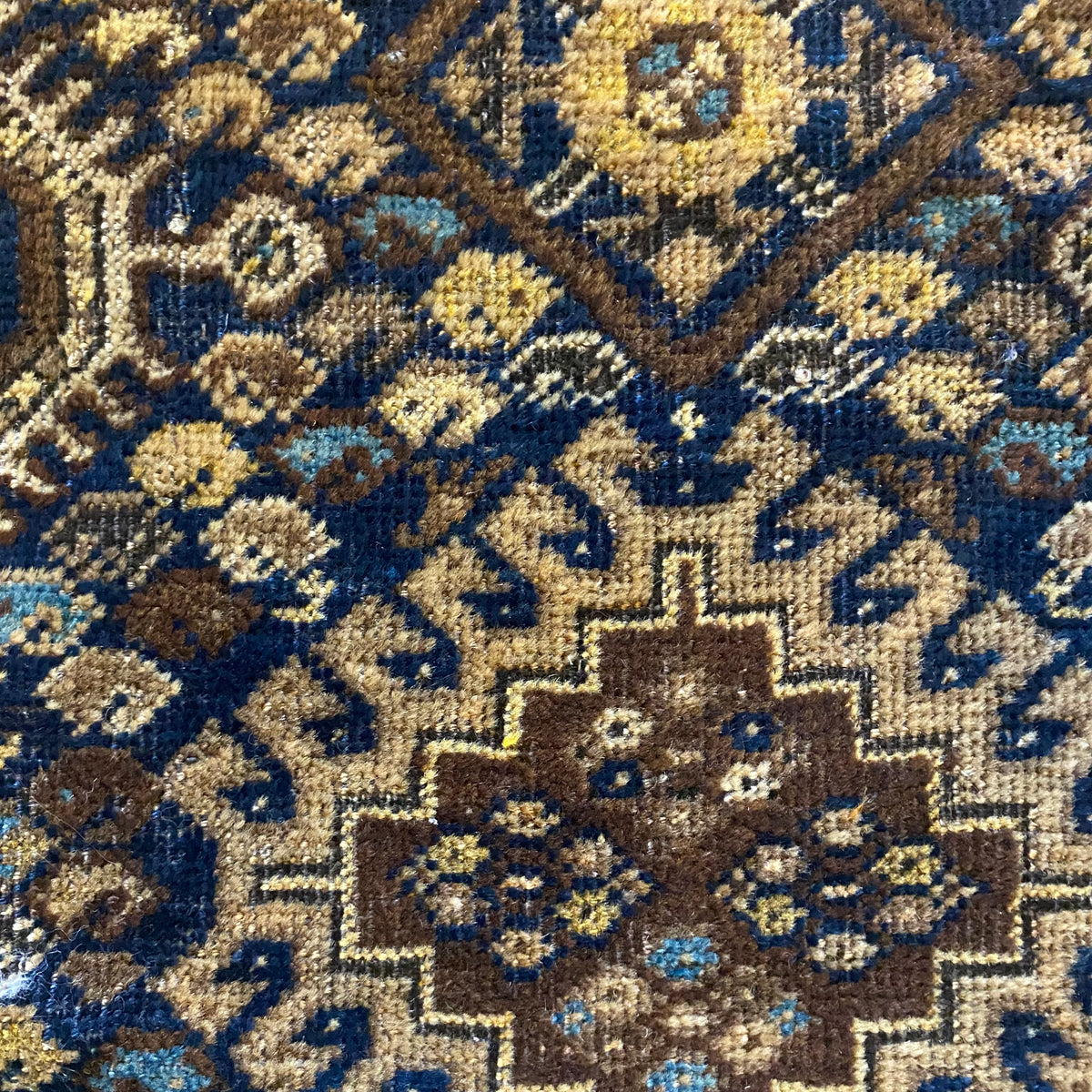 Vintage Rug, 2' 7 x 3' 11 Blue