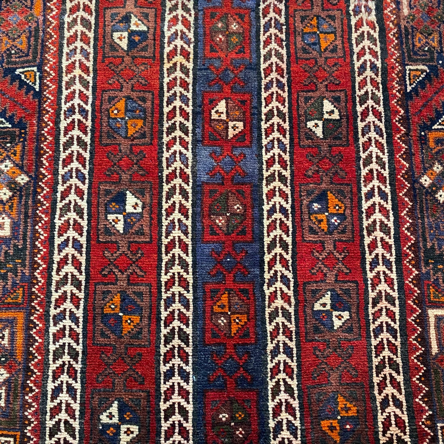 Vintage Rug, 2' 8 x 3' 5 Red