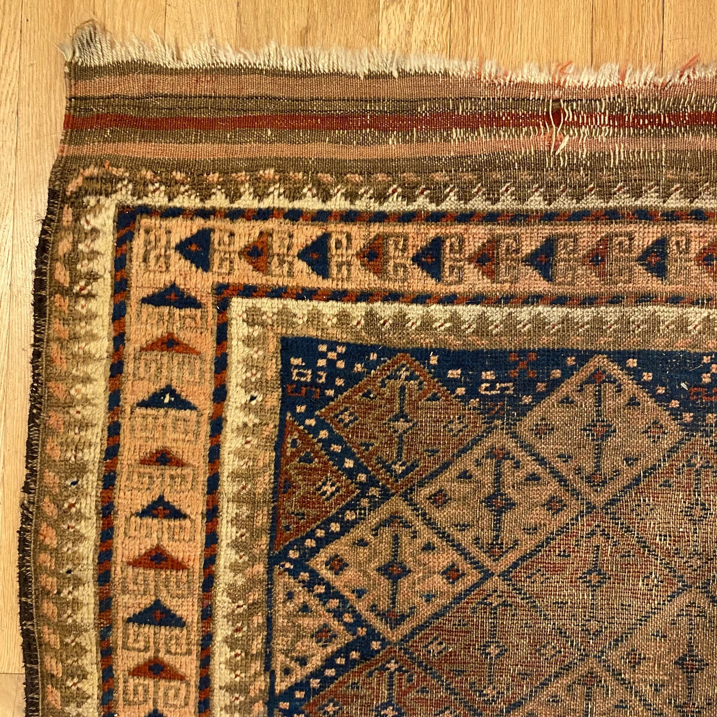 Vintage Rug, 2' 10 x 5' Blue