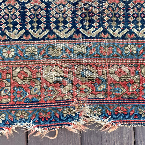 Vintage Rug, 4' 4 x 6' 2 Blue