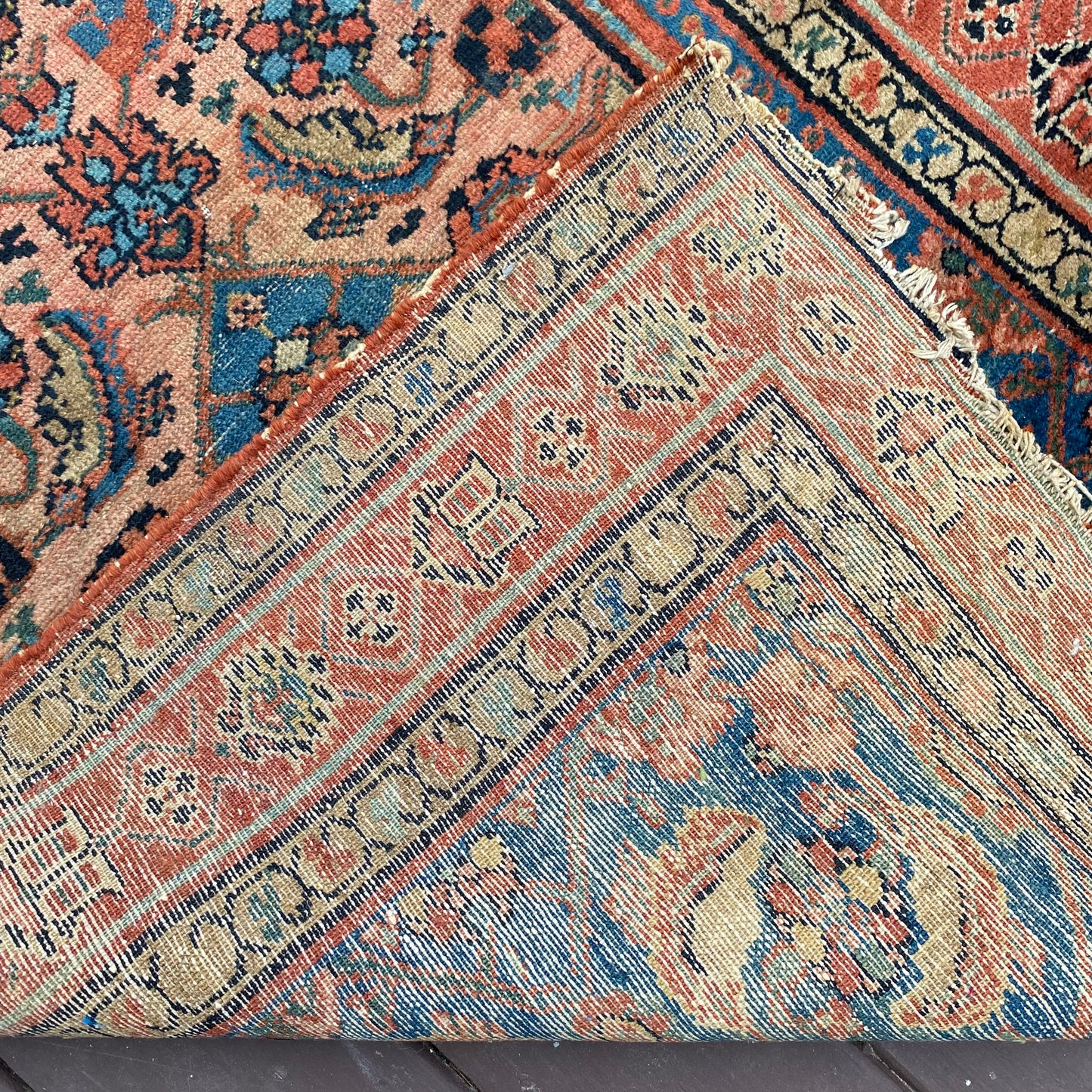 Vintage Rug, 3' 2 x 4' 9 Blue