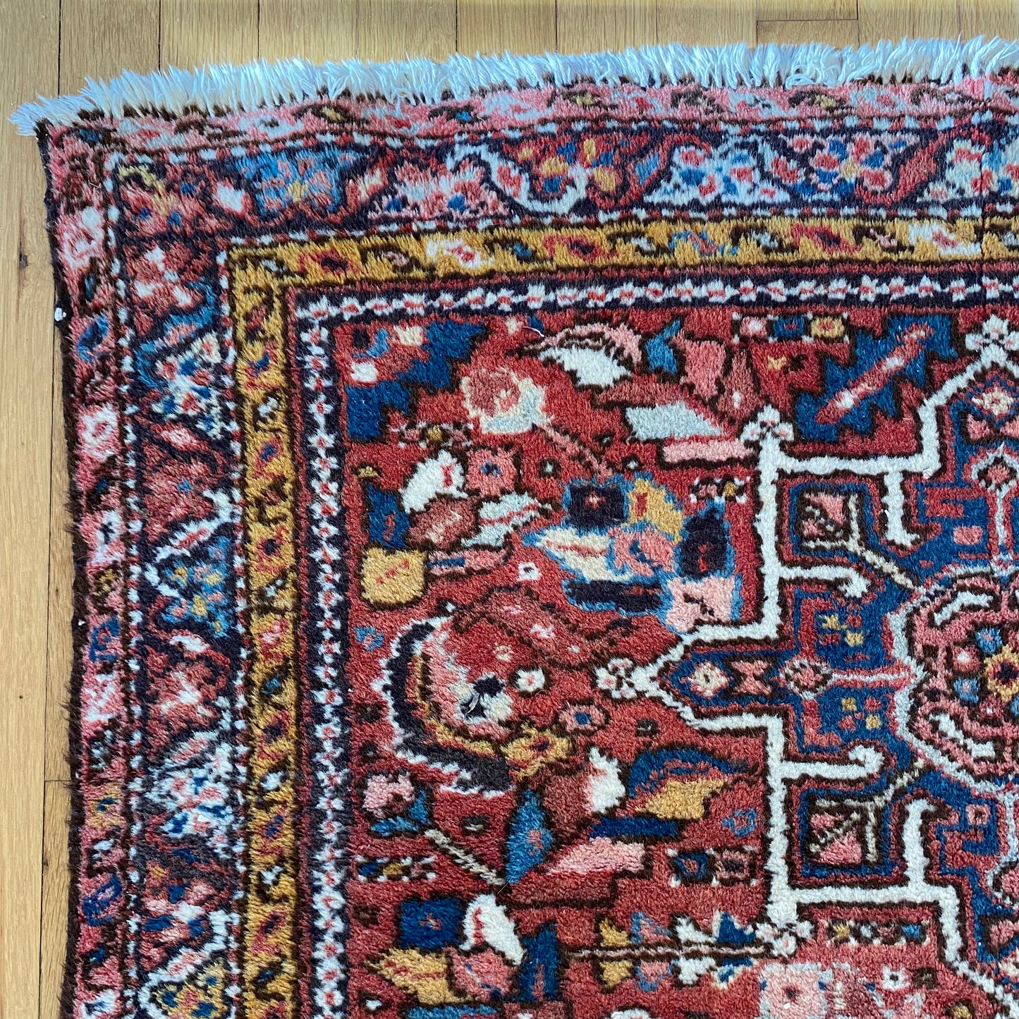 Vintage Rug, 3' 6 x 4' 9 Red