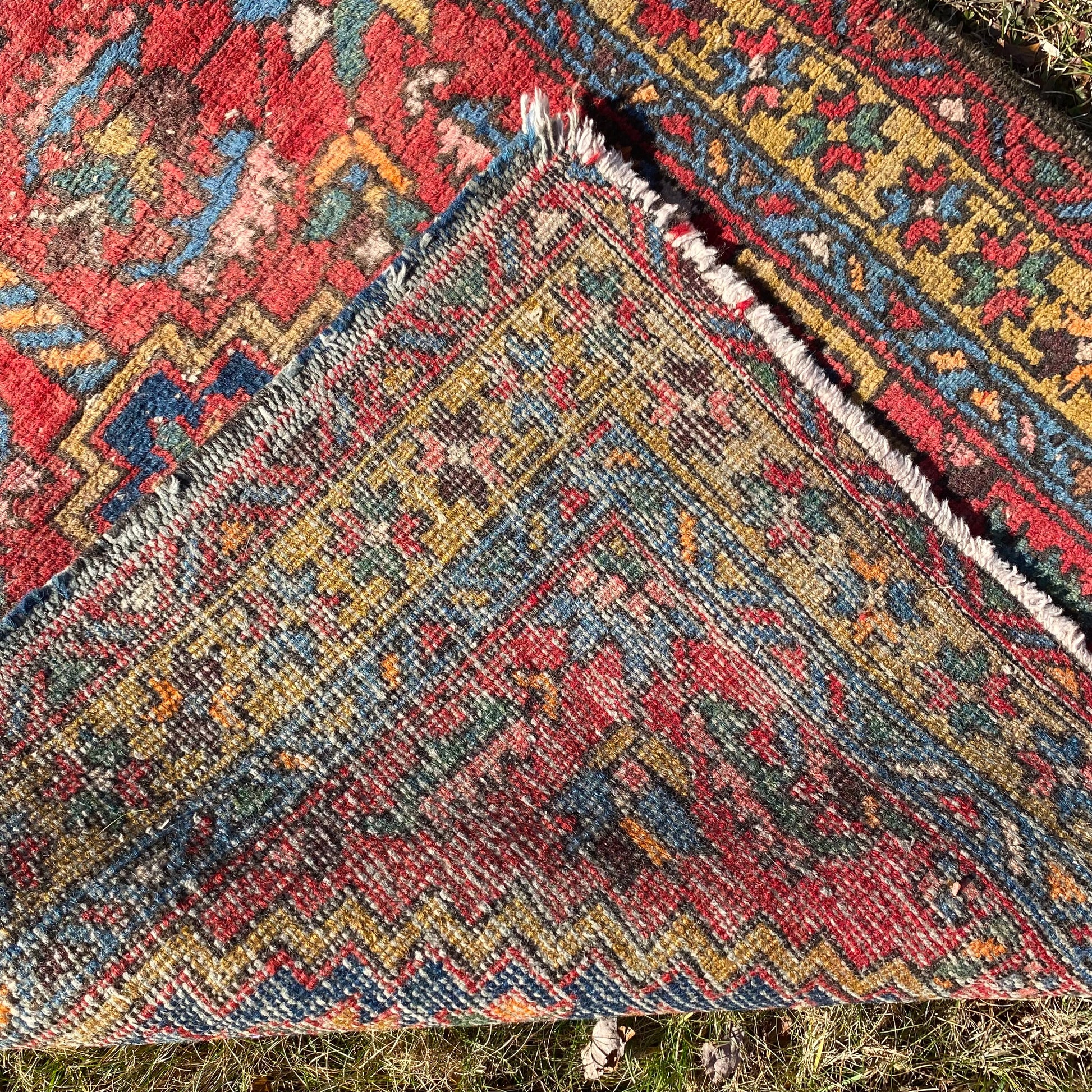 Persian Rug Runner, 2' 11 x 10' 10 Red Vintage - Jessie's Oriental Rugs