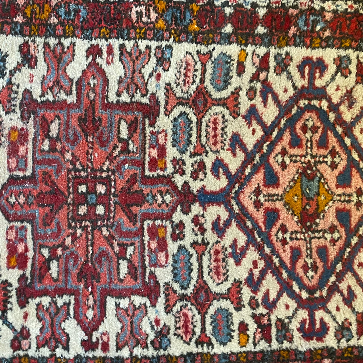 Vintage Rug, 1' 11 x 5' 7 White