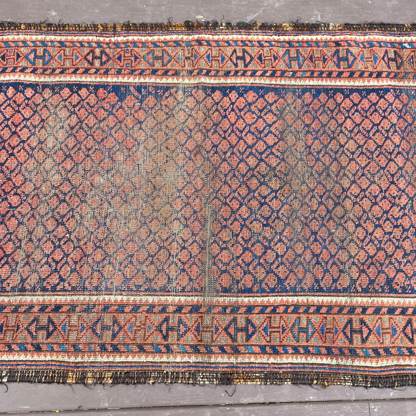 Vintage Rug, 2' 9 x 5' 5 Blue