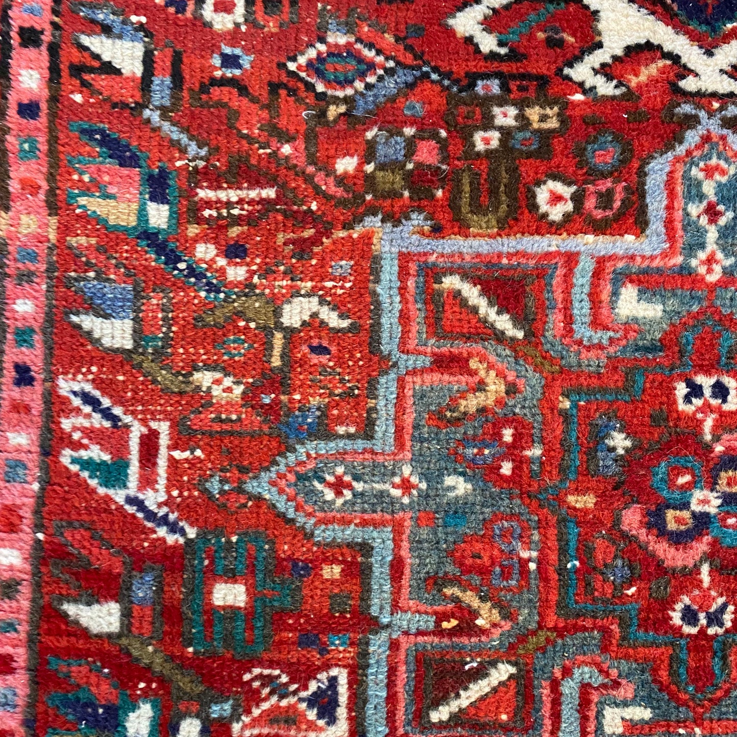 Vintage Rug, 2' 8 x 3' 10 Red