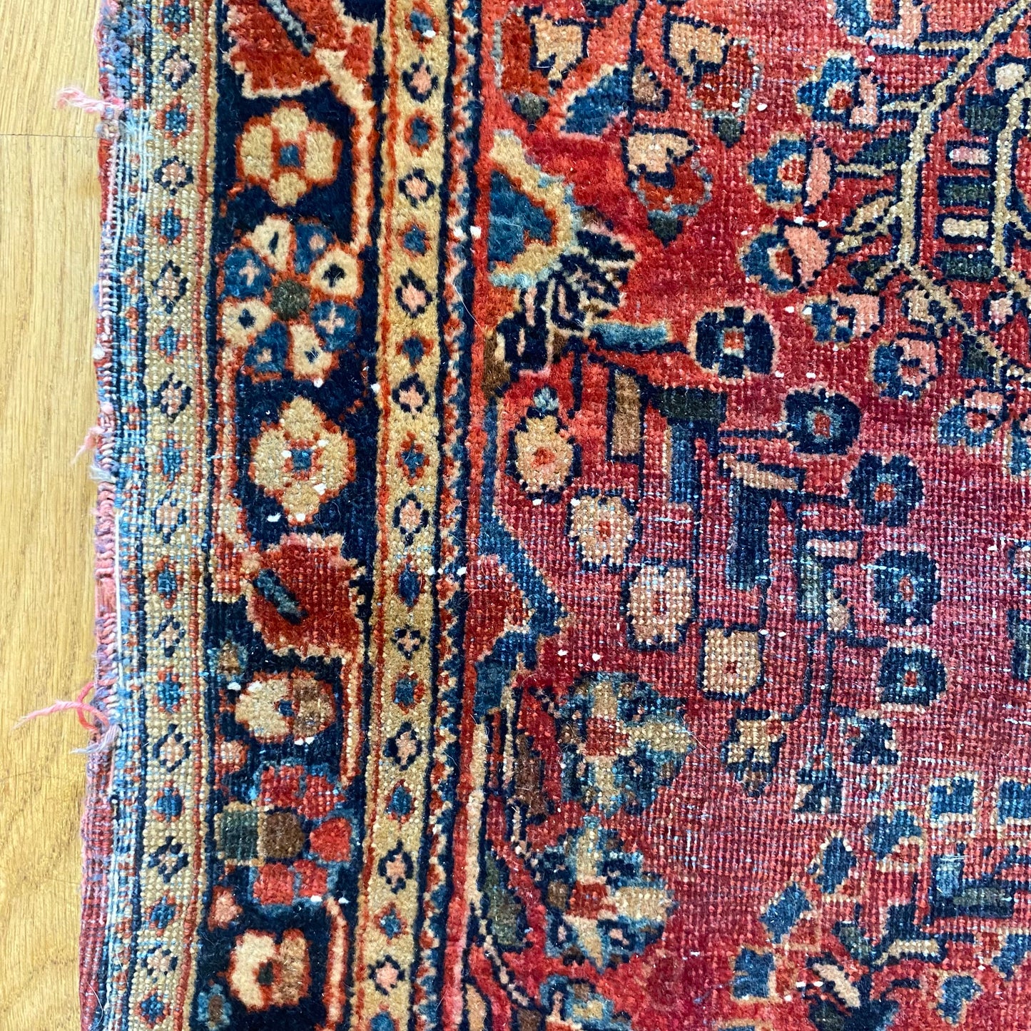 Vintage Rug, 2' 2 x 4' Pink
