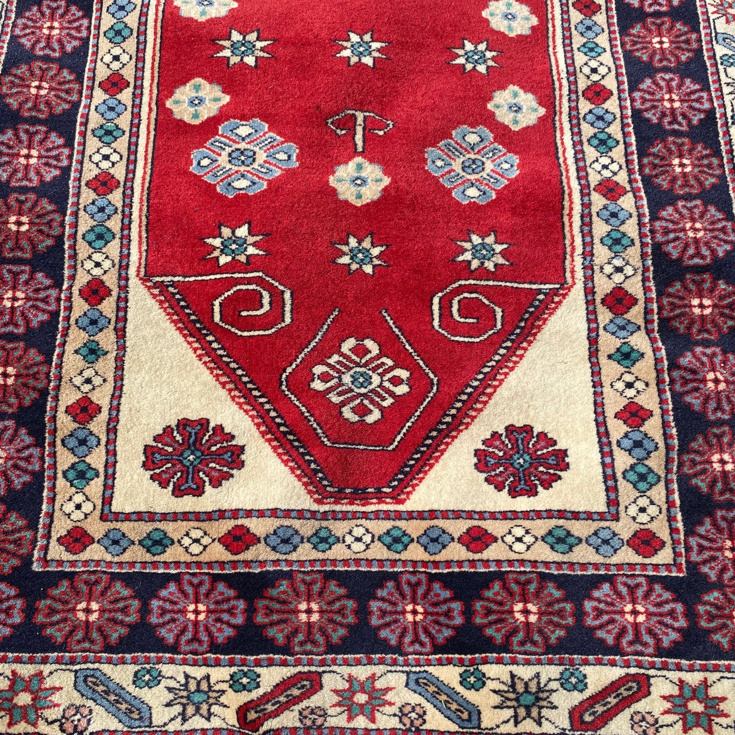 Vintage Rug, 4' 3 x 6' 1 Red