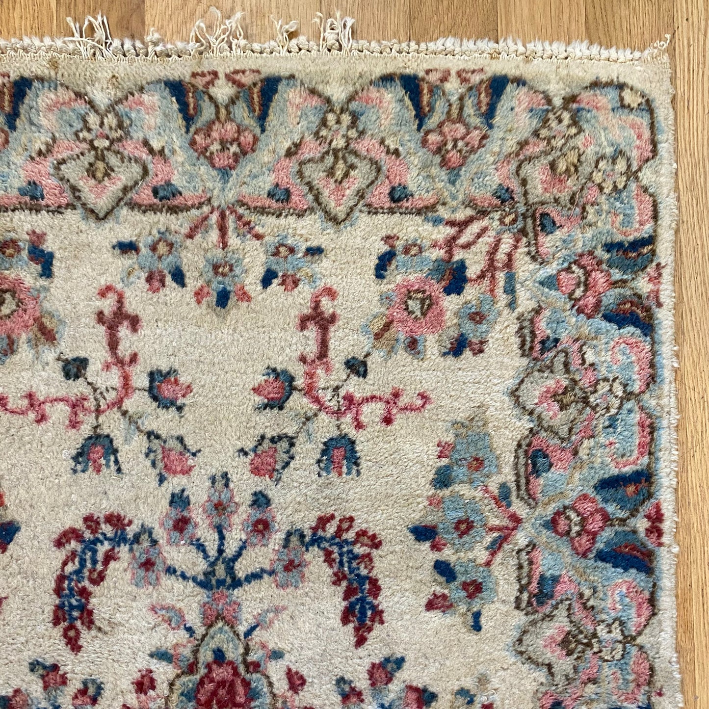 Vintage Rug, 1' 11 x 3' Cream
