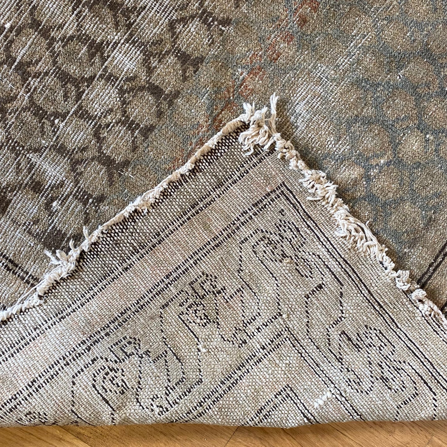 Vintage Rug, 4' 9 x 5' 11 Beige