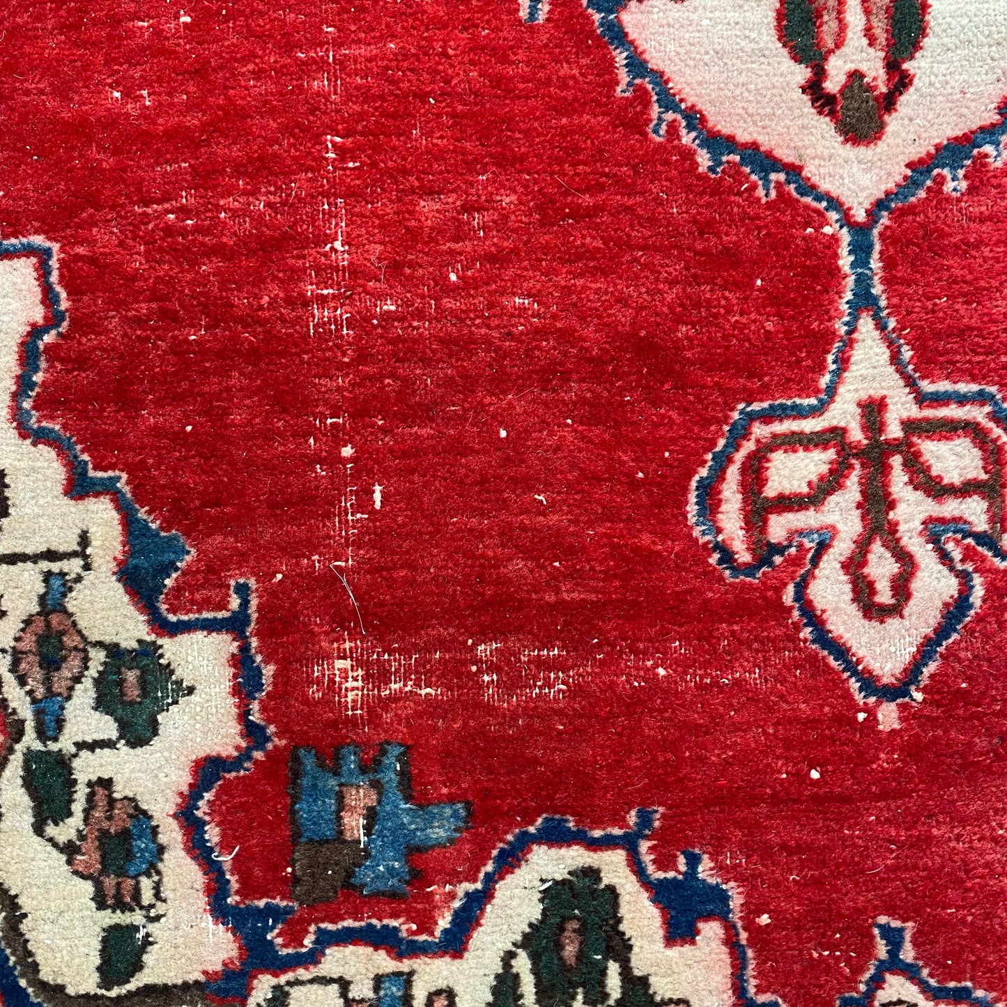 Vintage Rug, 4' 10 x 6' 11 Red