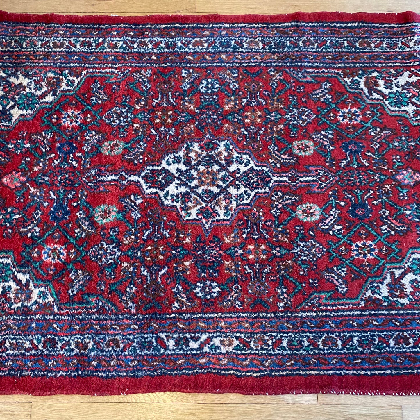 Vintage Rug, 3' 6 x 5' 3 Red