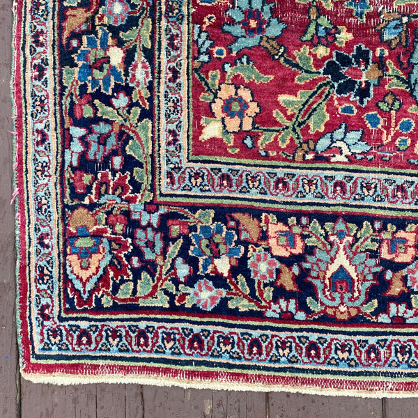 Vintage Rug, 4' 10 x 6' 7 Red Purple