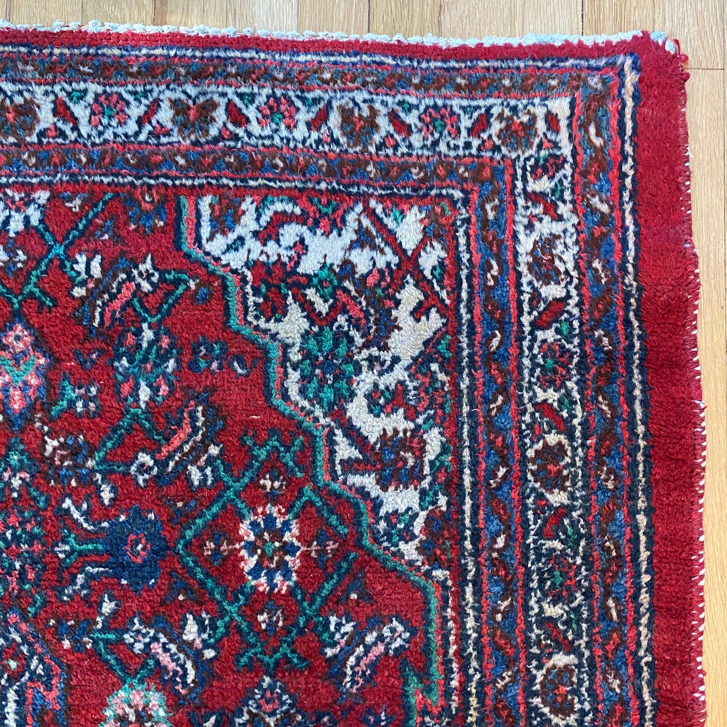 Vintage Rug, 3' 6 x 5' 3 Red
