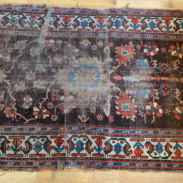 Vintage Rug, 3' 5 x 7' 6 Brown
