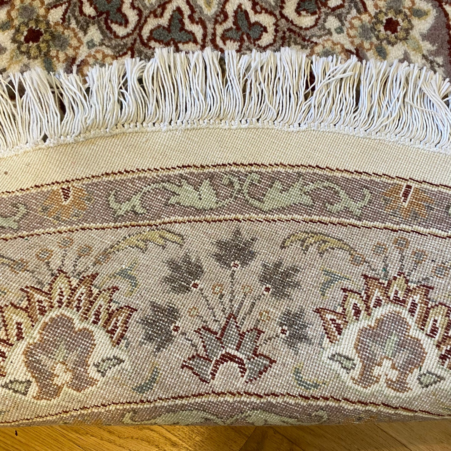 Vintage Rug, 5' 6 x 5' 8 Cream