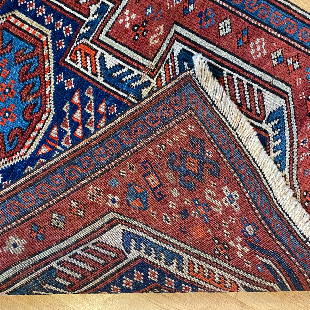 Antique Rug, 2' 2 x 4' 2 Caucasian