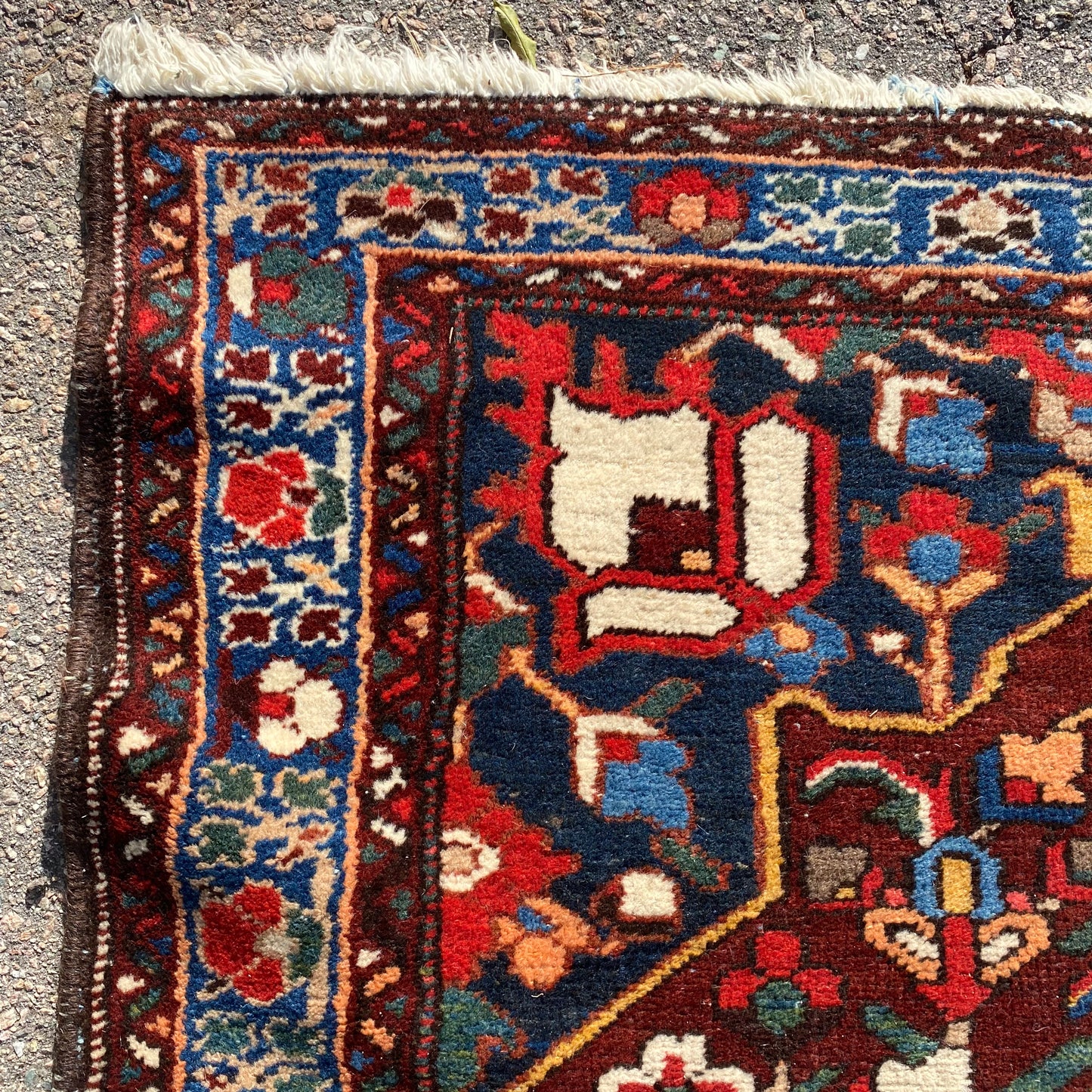 Vintage Rug, 4' 9 x 6' 11 Blue