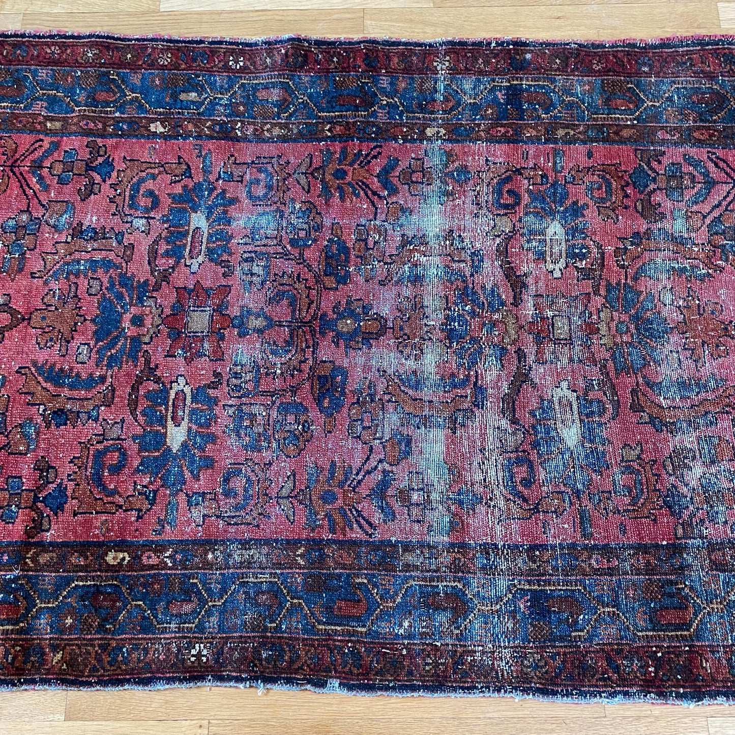 Vintage Rug, 3' 8 x 6' 4 Rose