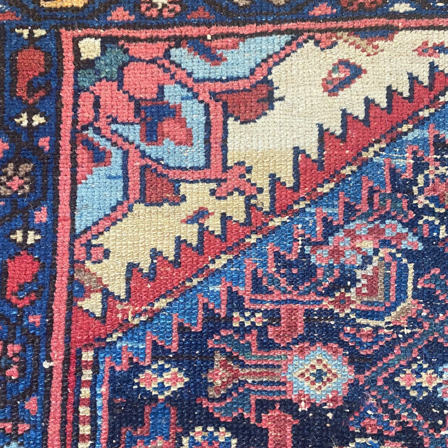 Vintage Rug, 2' 7 x 4' 4 Blue