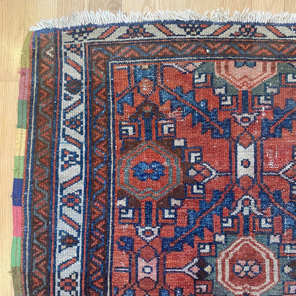 Vintage Rug, 2' 7 x 3' 9 Brown