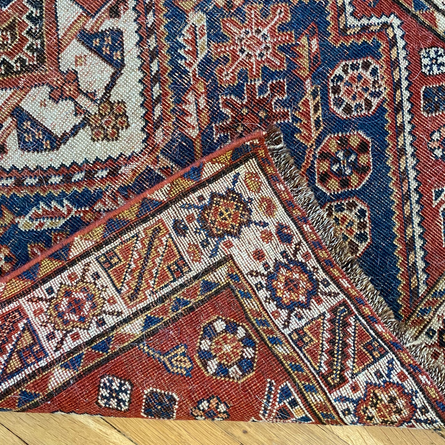 Vintage Rug, 2' 7 x 4' 2 Red Brown