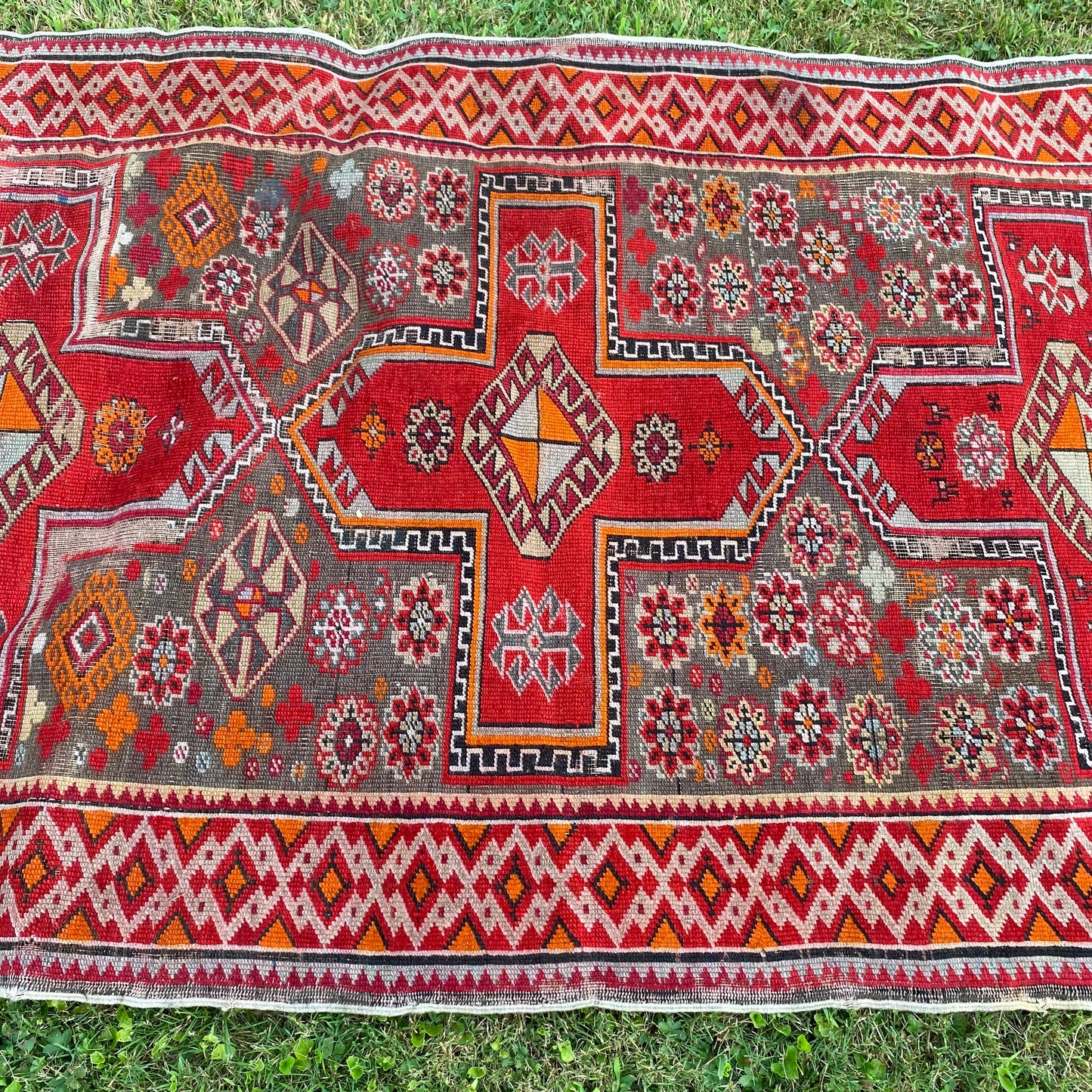 Vintage Rug, 3' 9 x 6' 9 Brown