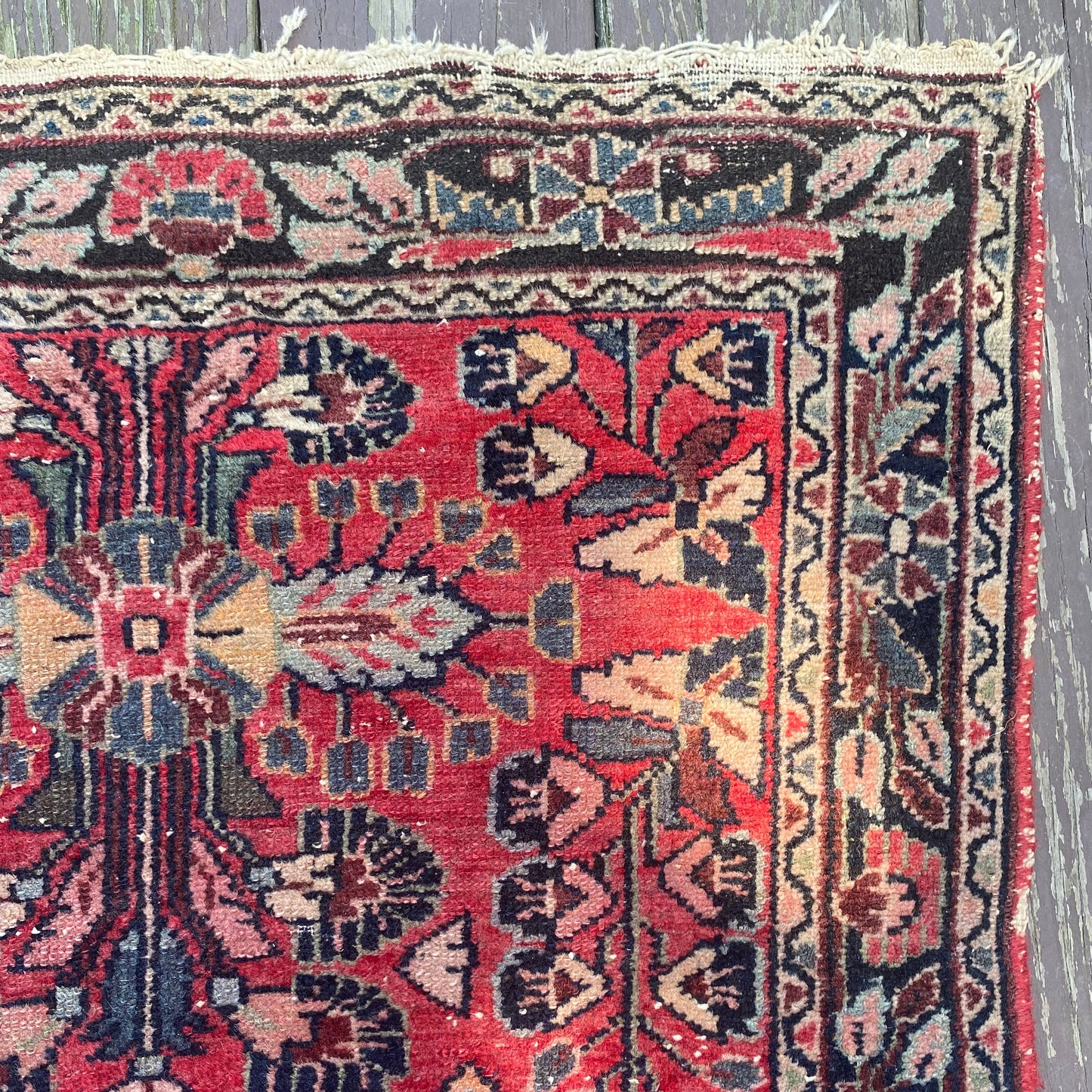 Vintage Rug, 2' 6 x 4' 11 Red