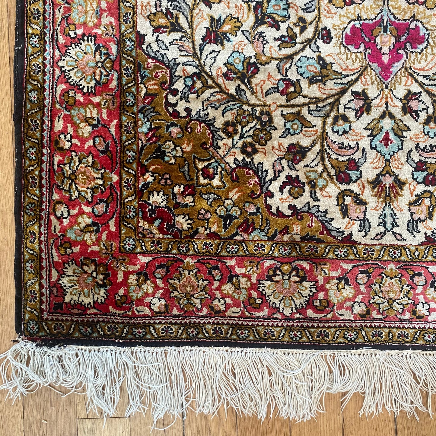 Vintage Rug, 2' 8 x 4' 6 Silk