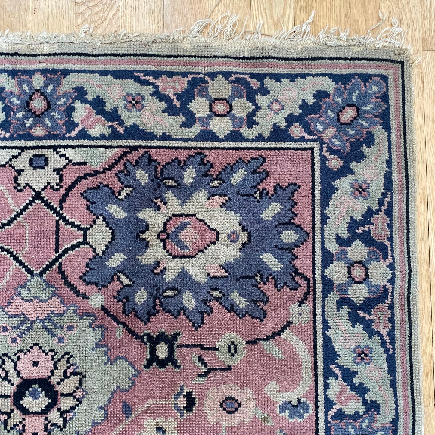 Vintage Rug, 3' 2 x 4' 11 Dark Rose