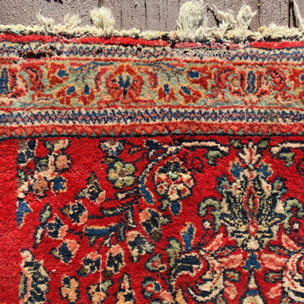 Vintage Rug, 2' 1 x 4' 1 Red