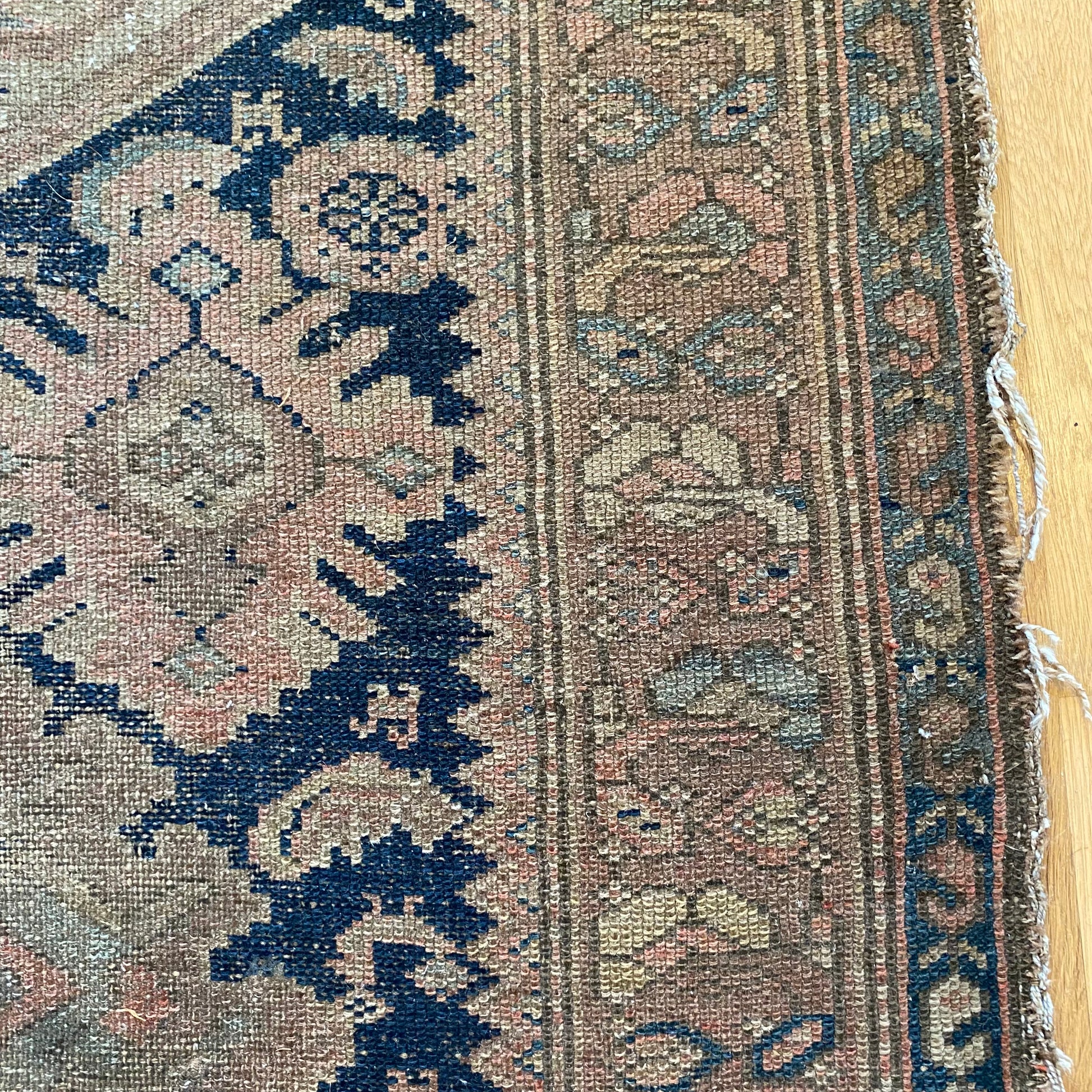 Vintage Rug, 3' 7 x 6' 1 Blue - Jessie's Oriental Rugs