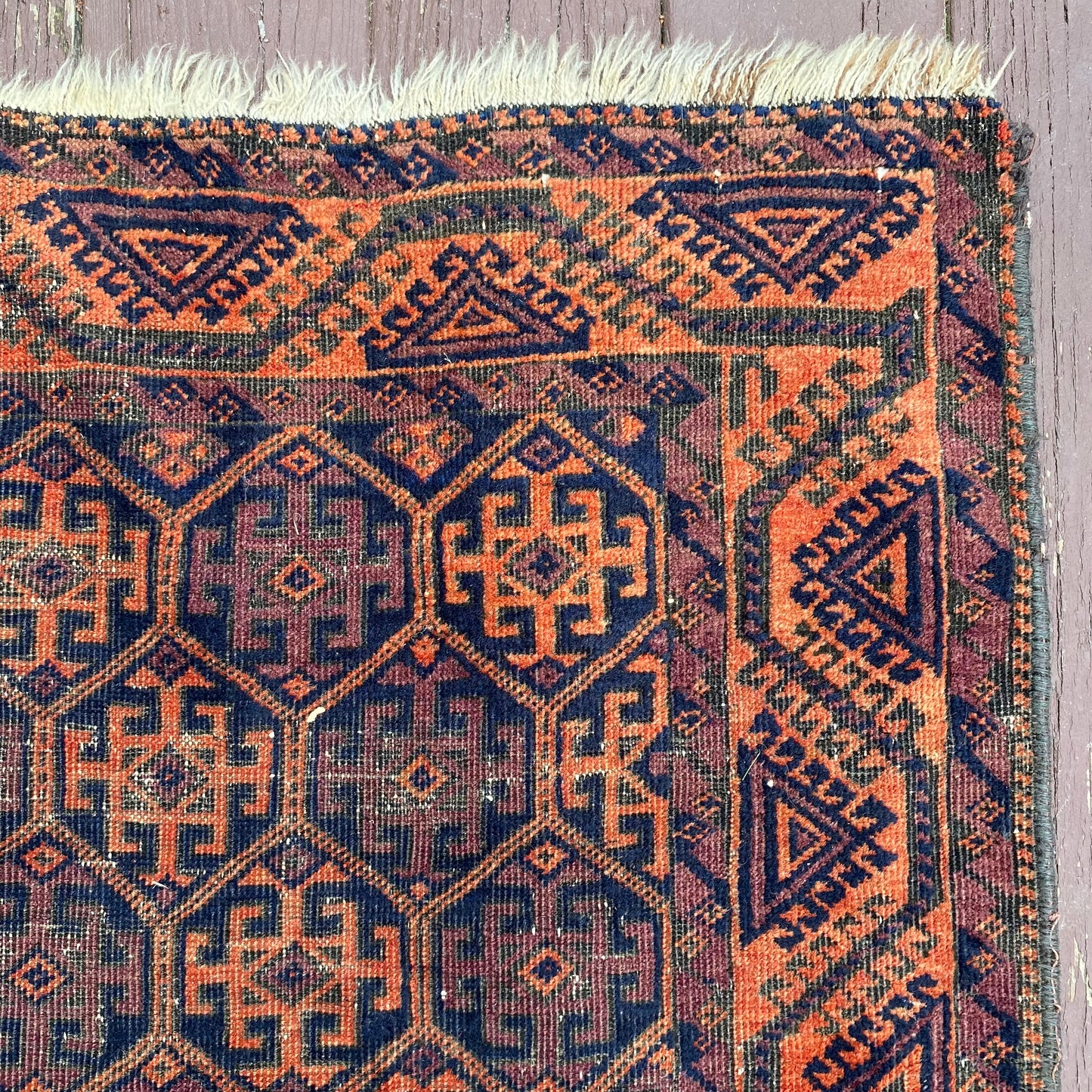 Vintage Rug, 2' 10 x 4' 8 Blue