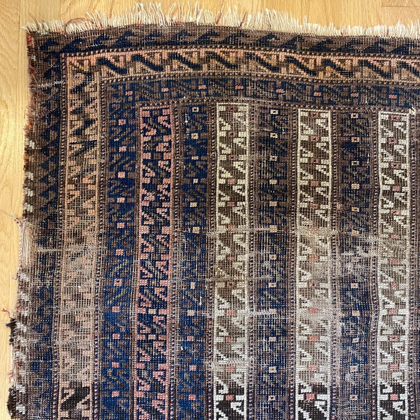Antique Rug, 3' x 5' 1 Brown