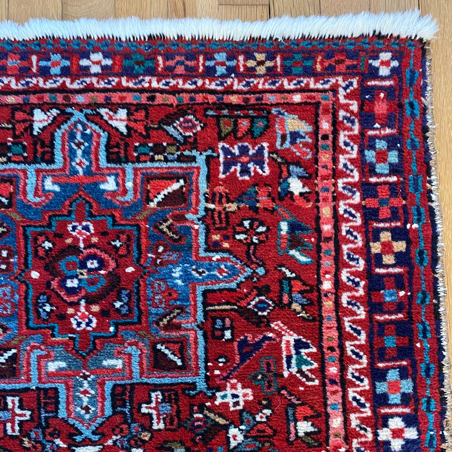 Vintage Rug, 2' 8 x 3' 10 Red