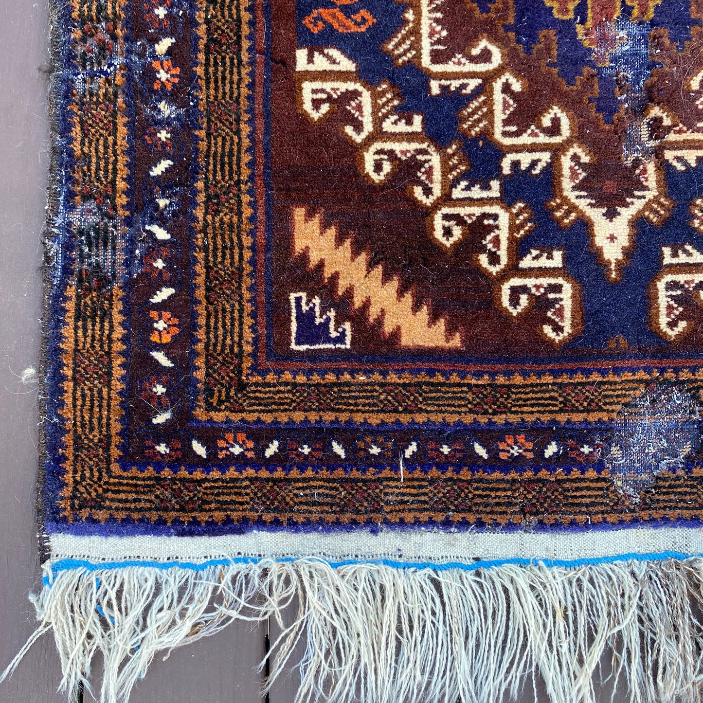 Vintage Rug, 3' x 5' 3 Brown