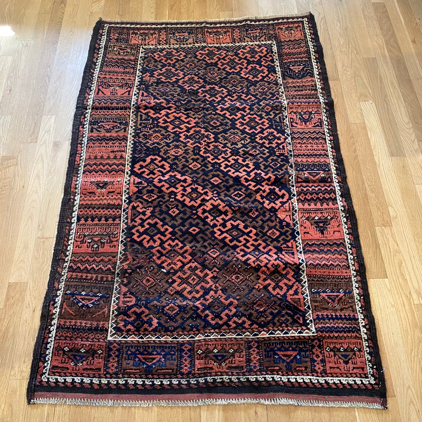 Vintage Rug, 3' 2 x 5' 2 Brown