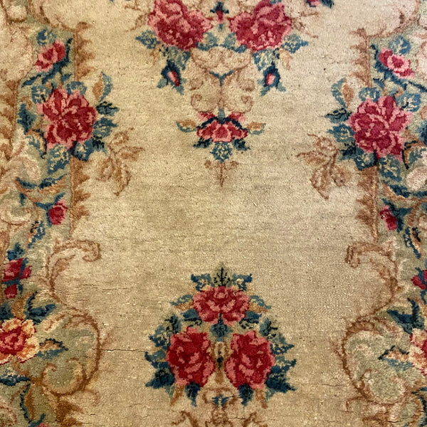 Vintage Rug, 2' x 6' Cream