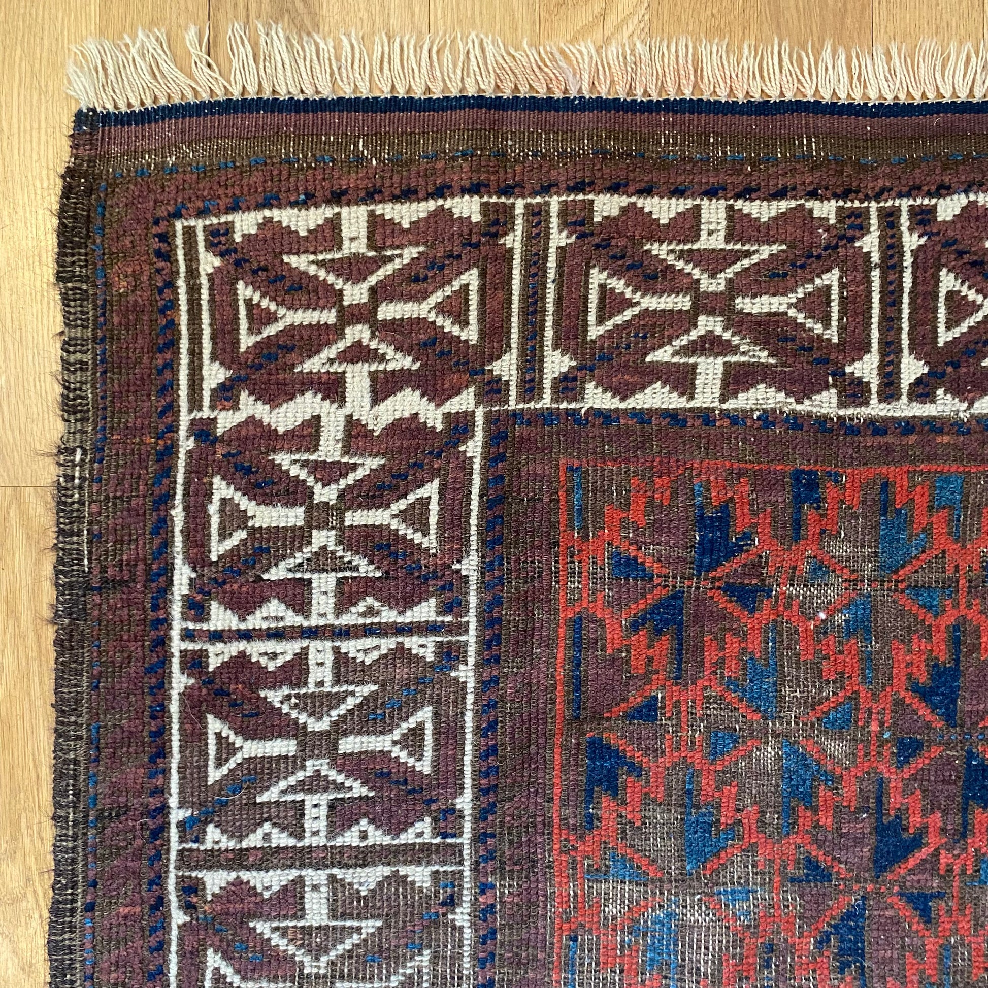 Baluch Rug, 2' 7 x 5' 4 Vintage Brown - Jessie's Oriental Rugs