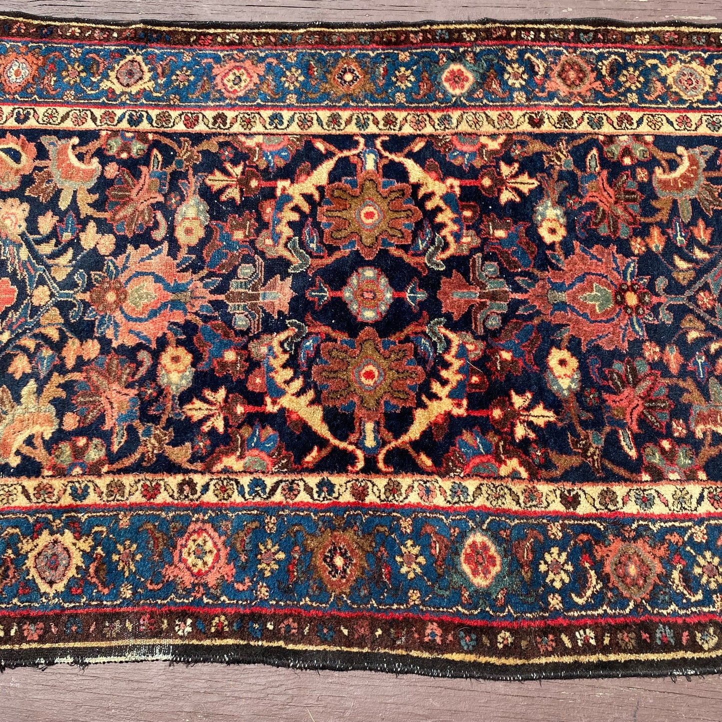 Vintage Rug, 4' 2 x 6' 8 Blue