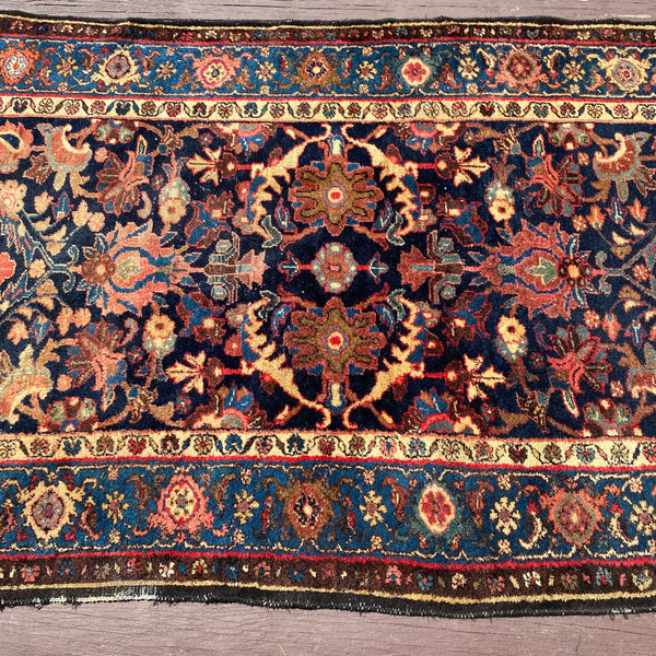 Vintage Rug, 4' 2 x 6' 8 Blue