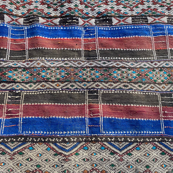 Vintage Rug, 5' 10 x 13' 3 Blue